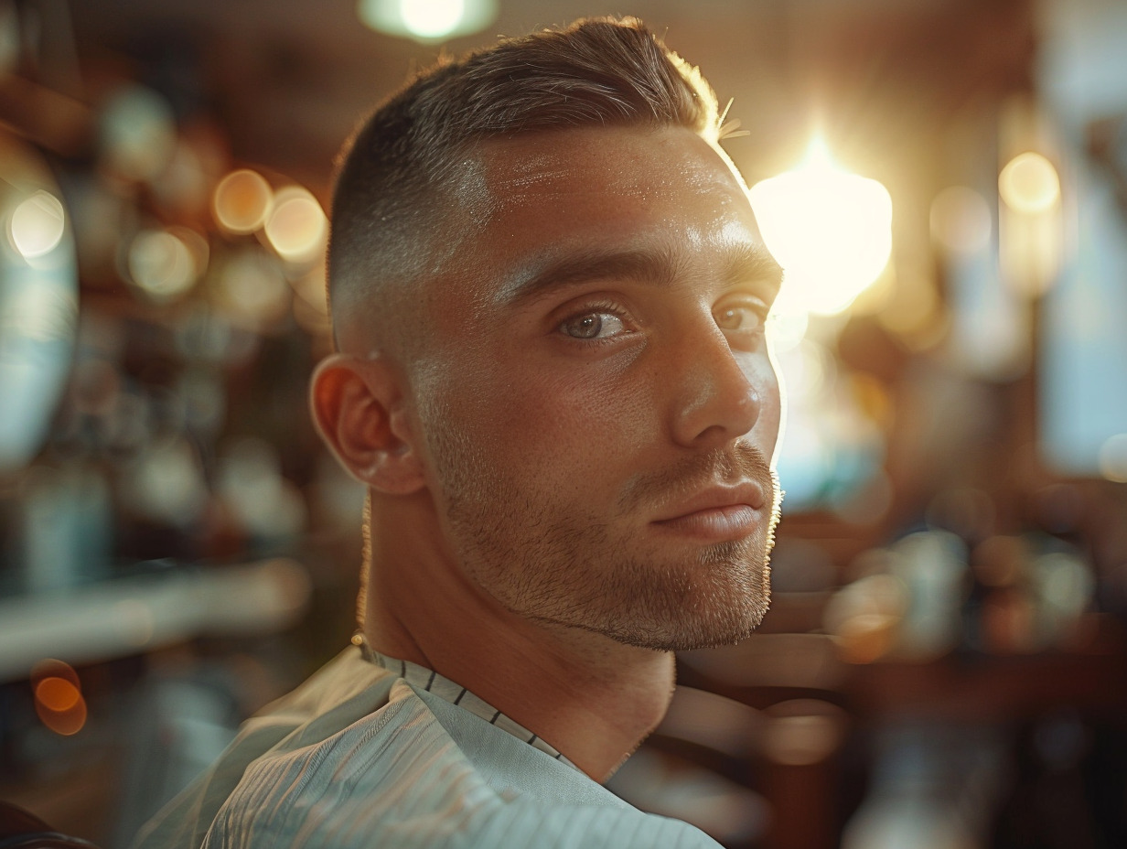 coupe homme dégradé à blanc : tendances et conseils pour un look moderne -  coiffure homme  et  dégradé