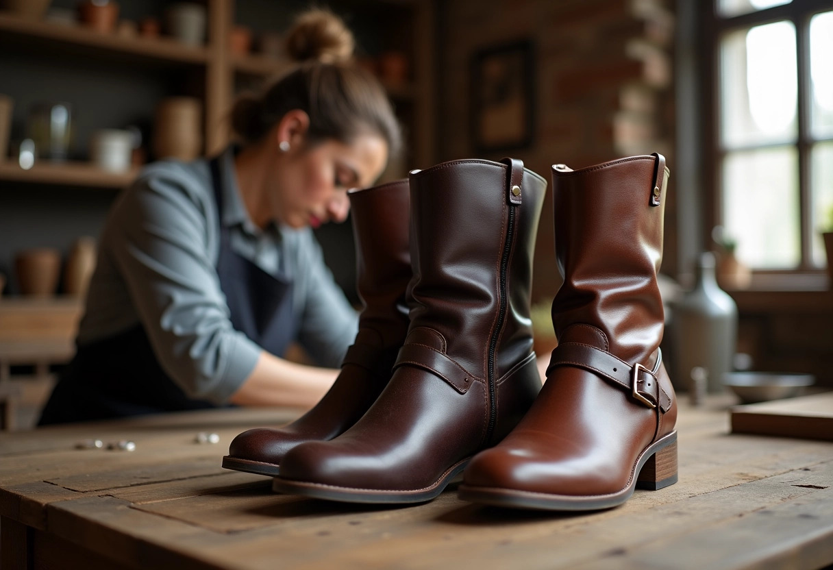 bottes marques femmes : les secrets de fabrication des artisans français -  bottes artisanales