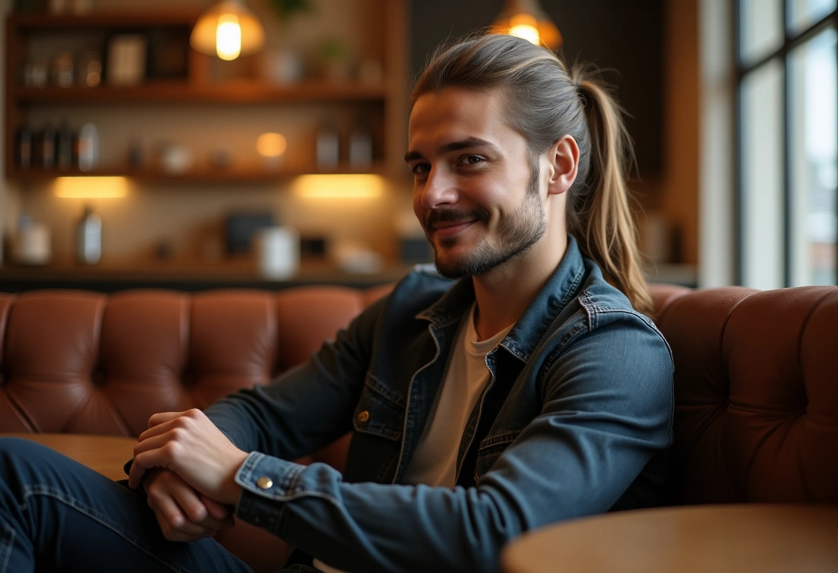 cheveux longs homme icônes emblématiques